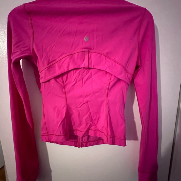 💗SOLD💗Lululemon Define Cropped Jacket *Nulu Sonic Pink Size 4 - Picture 2 of 4